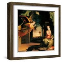 Annunciation-Domenico Beccafumi-Framed Art Print