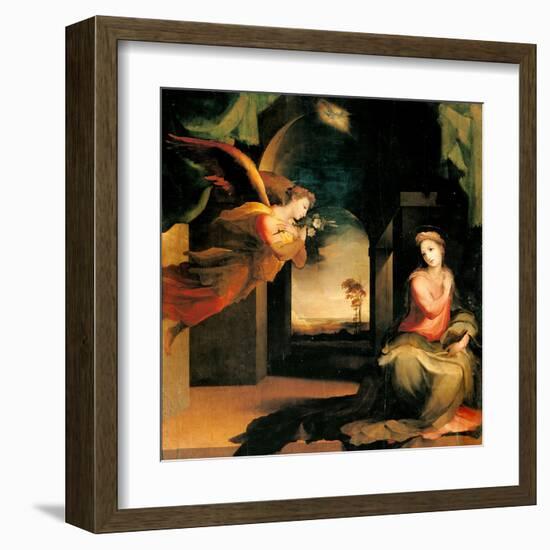 Annunciation-Domenico Beccafumi-Framed Art Print