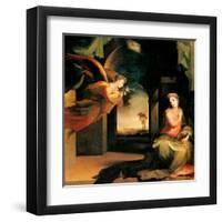 Annunciation-Domenico Beccafumi-Framed Art Print