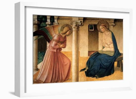 Annunciation-Beato Angelico-Framed Art Print