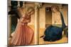 Annunciation-Beato Angelico-Mounted Art Print