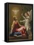 Annunciation-Nicolas Poussin-Framed Stretched Canvas