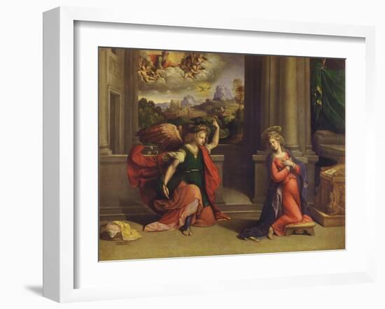 Annunciation-Benvenuto Tisi Da Garofalo-Framed Giclee Print