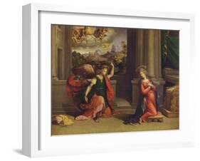 Annunciation-Benvenuto Tisi Da Garofalo-Framed Giclee Print