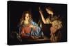 Annunciation-Matthias Stom-Stretched Canvas