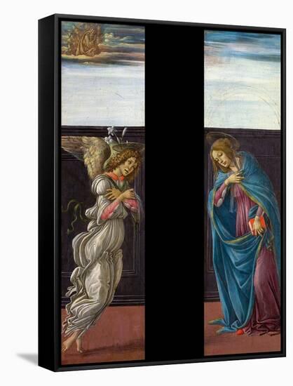 Annunciation-Sandro Botticelli-Framed Stretched Canvas