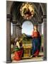 Annunciation-Pietro Perugino-Mounted Giclee Print