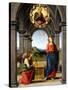 Annunciation-Pietro Perugino-Stretched Canvas