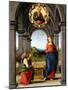 Annunciation-Pietro Perugino-Mounted Giclee Print