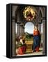 Annunciation-Pietro Perugino-Framed Stretched Canvas