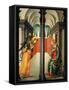 Annunciation-Francesco Botticini-Framed Stretched Canvas