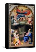 Annunciation-Francesco Vanni-Framed Stretched Canvas