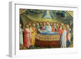 Annunciation-Angelico & Strozzi-Framed Giclee Print
