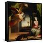 Annunciation-Domenico Beccafumi-Framed Stretched Canvas