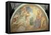 Annunciation-Correggio-Framed Stretched Canvas