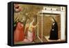 Annunciation-Bernardo Daddi-Framed Stretched Canvas