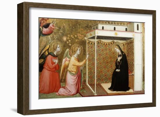 Annunciation-Bernardo Daddi-Framed Giclee Print