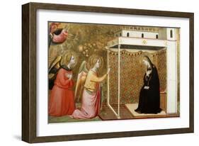 Annunciation-Bernardo Daddi-Framed Giclee Print