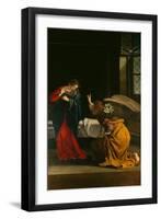 Annunciation-Orazio Gentileschi-Framed Premium Giclee Print