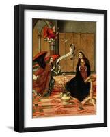 Annunciation-Pedro Berruguete-Framed Giclee Print