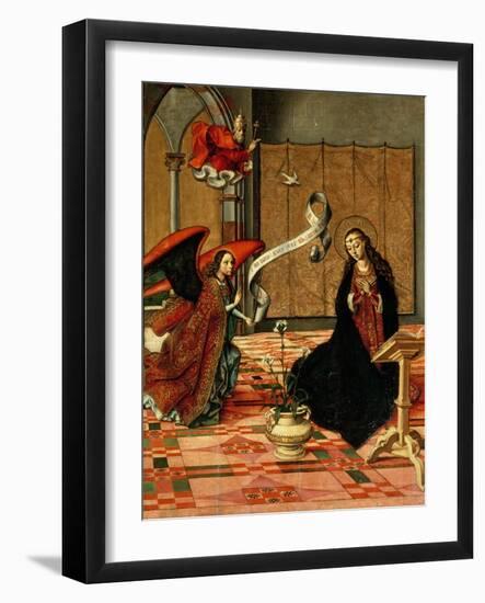 Annunciation-Pedro Berruguete-Framed Giclee Print