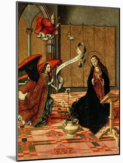 Annunciation-Pedro Berruguete-Mounted Giclee Print