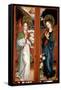 Annunciation-Martin Schongauer-Framed Stretched Canvas