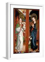 Annunciation-Martin Schongauer-Framed Giclee Print