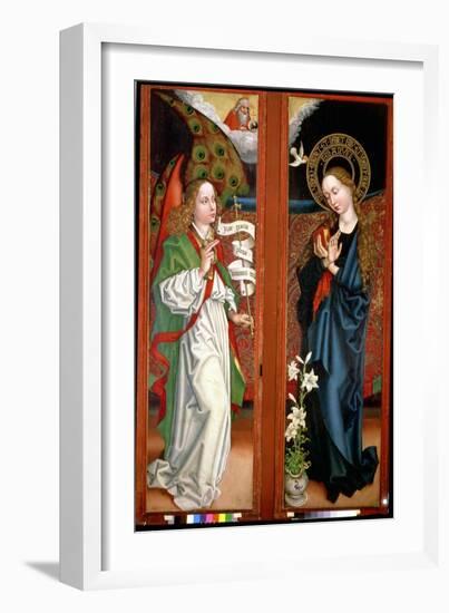 Annunciation-Martin Schongauer-Framed Giclee Print