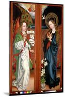 Annunciation-Martin Schongauer-Mounted Premium Giclee Print