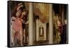 Annunciation-Paolo Veronese-Framed Stretched Canvas