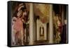 Annunciation-Paolo Veronese-Framed Stretched Canvas