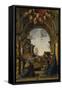 Annunciation-Marco Palmezzano-Framed Stretched Canvas