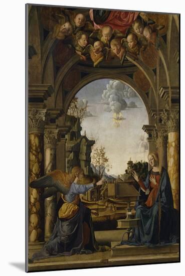 Annunciation-Marco Palmezzano-Mounted Giclee Print