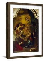 Annunciation-Luca Cambiaso-Framed Giclee Print