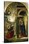 Annunciation-Giovanni Santi-Stretched Canvas