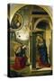 Annunciation-Giovanni Santi-Stretched Canvas