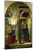 Annunciation-Giovanni Santi-Mounted Giclee Print