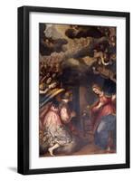 Annunciation-Giovanni Battista Paggi-Framed Giclee Print