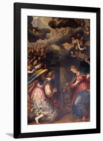 Annunciation-Giovanni Battista Paggi-Framed Giclee Print
