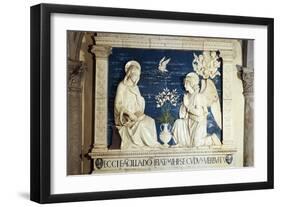 Annunciation-Andrea Della Robbia-Framed Giclee Print