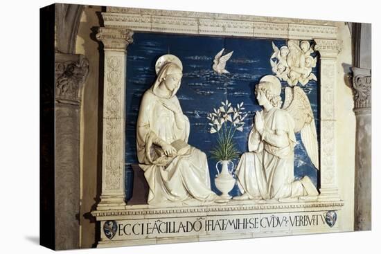 Annunciation-Andrea Della Robbia-Stretched Canvas