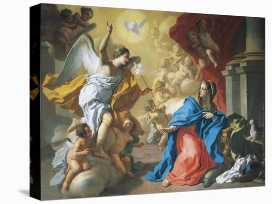 Annunciation-Francesco de Mura-Stretched Canvas