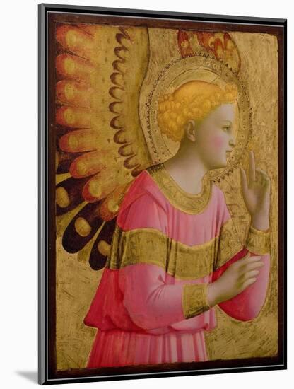 Annunciatory Angel, 1450-55 (Gold Leaf and Tempera on Wood Panel) (See also 139312)-Fra Angelico-Mounted Premium Giclee Print