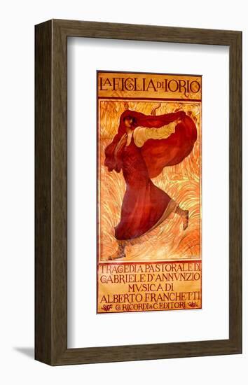 Annunzio Opera Figlia Di Iorio-null-Framed Art Print
