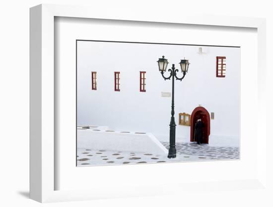 Ano Mera Monastery, Mykonos Island, Cyclades, Greek Islands, Greece, Europe-Richard Cummins-Framed Photographic Print