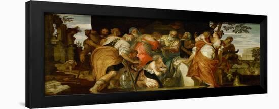 Anointing of David, 1555-60-Paolo Veronese-Framed Giclee Print