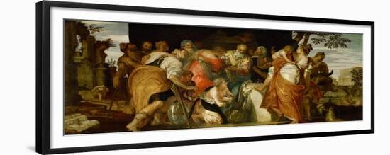 Anointing of David, 1555-60-Paolo Veronese-Framed Giclee Print