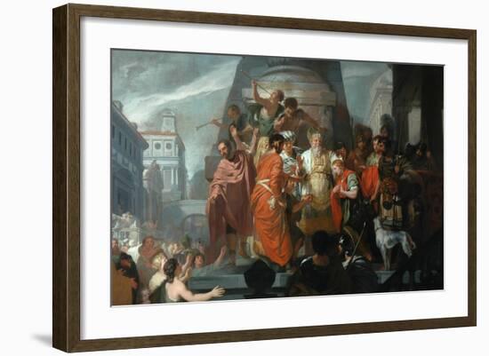 Anointing of David-Carl Thiel-Framed Giclee Print