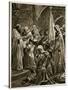 Anointing of Edward the Martyr at His Coronation by St. Dunstan at Kingston-On-Thames-Richard Caton Woodville-Stretched Canvas